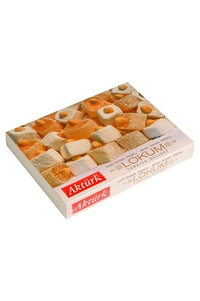 Aktürk 750 Gr Mixed Turkish Delight with White Nuts - Gift and Holiday