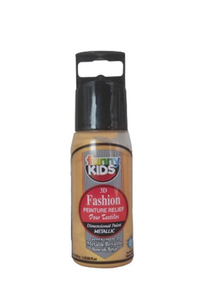 funny kids 3d Boncuk Boya Metalic Altın 60 Cc