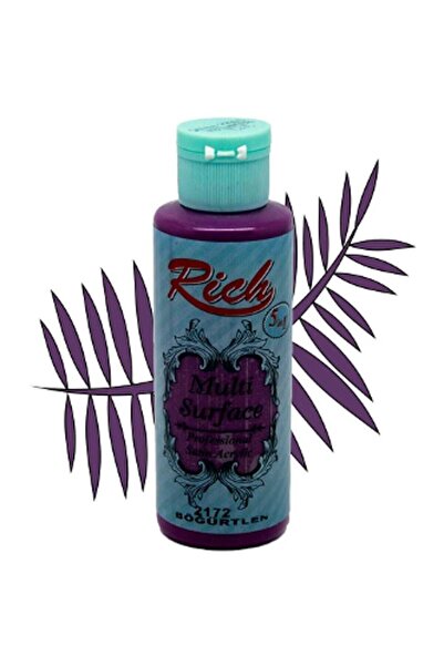 Rich Multi Surface Her Yüzey Için Akrilik Boya 130 Cc. 2172 Böğürtlen