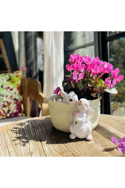 ivtasarim Tavşan Saksı