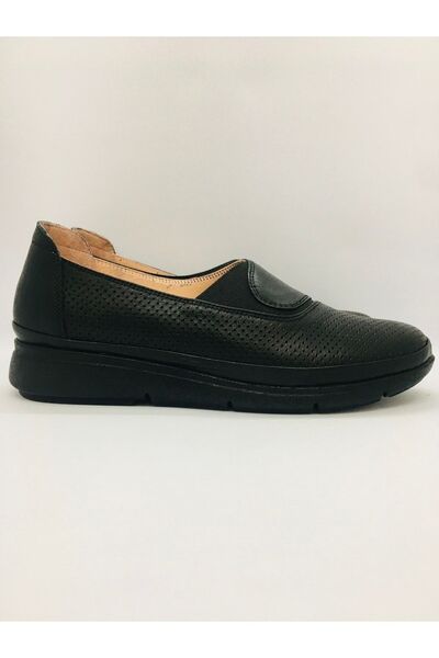 Ortopedia Deri Kadın Ayakkabı 03-4505 Siyah