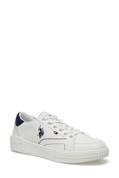 U.S. Polo Assn. MATEO 4FX - Model alb de pantofi pentru bărbați