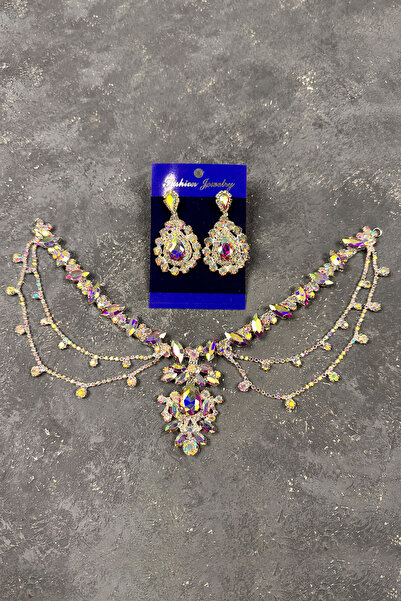 Limelia Set de coafură pentru mireasă și nuntă model Ahu - cu ciucuri, set de...