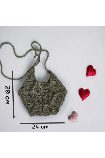 cacatasarım Πλεκτή ψάθινη τσάντα ώμου από χαρτί, καλοκαιρινή τσάντα