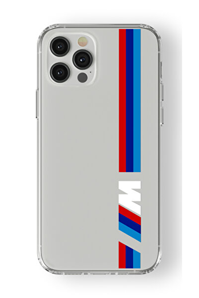 Multitronic حافظة شفافة مطبوعة بتصميم Bmw متوافقة مع هاتف Iphone 13 Pro