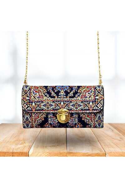 Pag accessories Ethnic Chain Strap Crossbody Women's Bag - Woven Fabric