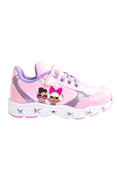 LOL SUPRISE Girl's Lighted Pink Sports Shoes / Ellaboni Anatomical Sole Sneakers