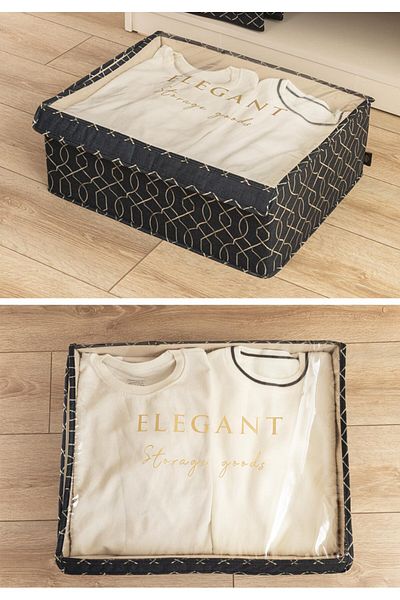 Pazar Kapısı Elegant Multi-Purpose Box with PVC Lid for Under Base - Storage
