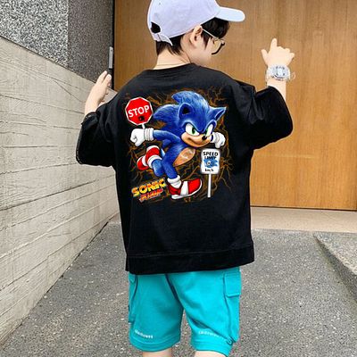 QCraft Tricou imprimat Lovens Sonic Kids