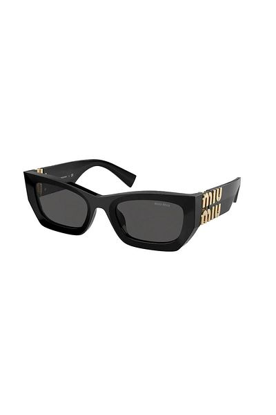Miu Miu Mıu Mio Mod Smu09W C1Ab 5S0 Black Women's Sunglasses