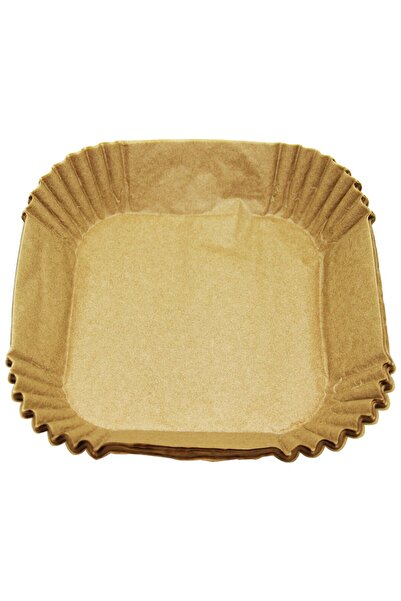 Go İthalat مقلاة هوائية مربعة - كبيرة - قالب خبز ورقي 200 مم × 45 مم (4247)