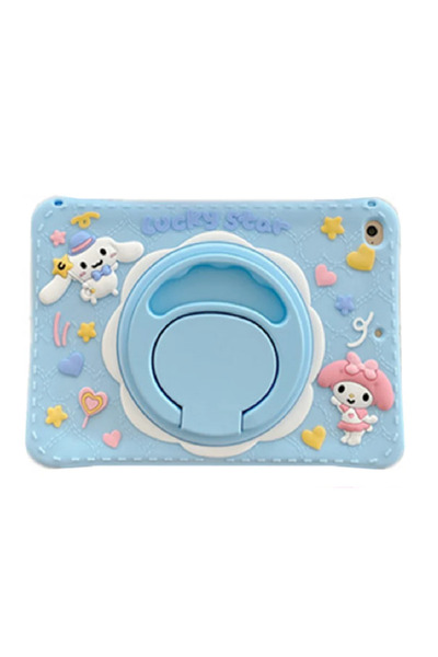 UnDePlus İpad Air 11inç M2/m3 Air 4/5 Uyumlu Kılıf Cute Dolls Çocuk Karekter Kılıfı