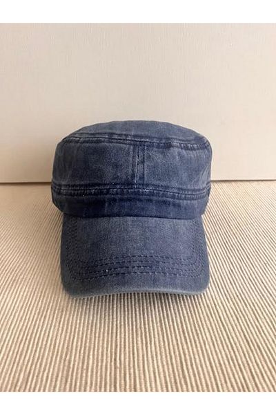CosmoOutlet Fidel Castro Model Washable Adjustable Unisex Navy Blue Color Hat