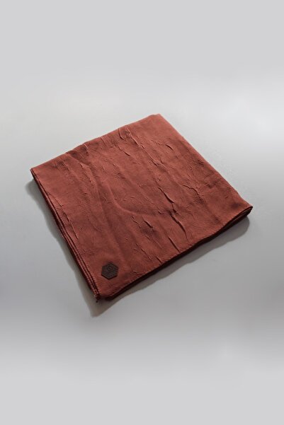 QUM İPEK Bamboo Crochet Scarf Dried Rose