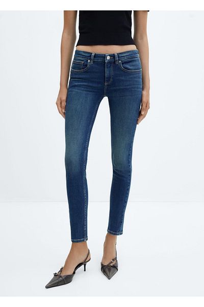 MANGO Woman Blugi skinny push-up