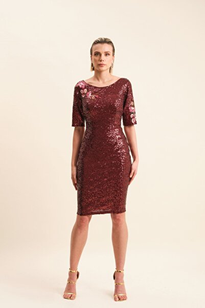 VERDA Φόρεμα με παγιέτες