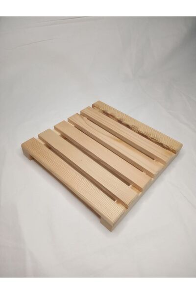 Picco Wood Sofralar Için Tencere Tava Çaydanlık Altlığı Doğal Ahşap Nihale