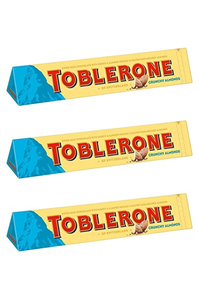 Toblerone Crunchy Almonds Çikolata 100 G X3 Adet