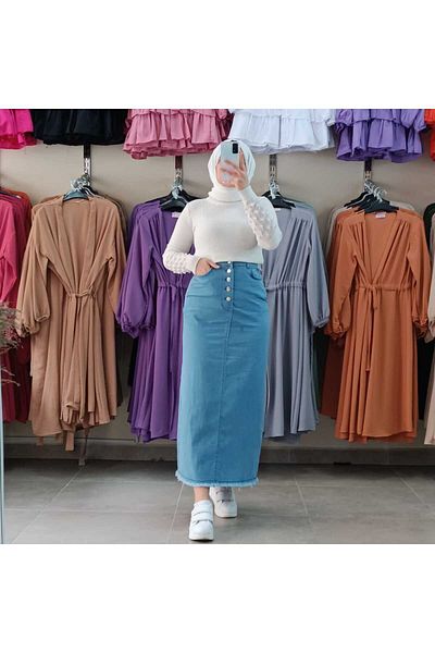 ZERDESTORE Denim Skirt