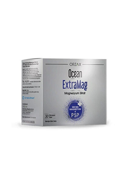 Ocean Orzax Ocean Extramag Magnezyum Sitrat Efervesan 30 Saşe-MFREYON01055