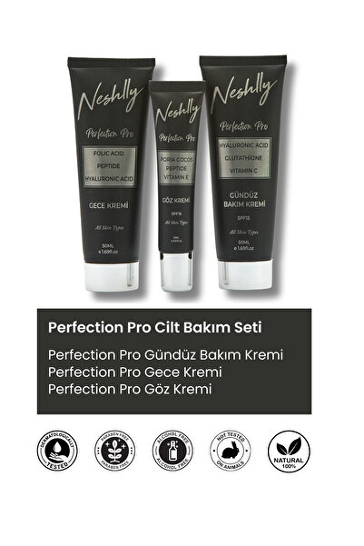 NESHLLY NATURAL Neshlly Perfection Pro 3'lü Cilt Bakım Seti