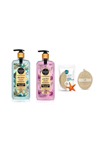 Eyüp Sabri Tuncer Blue Moon, Pure Love Shower Gels 750 Ml, Bath Scrub