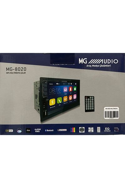 MG Audio MG-8020 7 Inch Double Radio/USB/Bluetooth