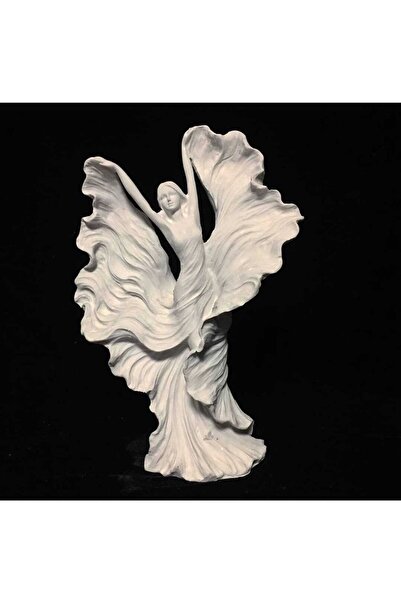 HAND DEKOR Dekoratif Elbiseli Dans Eden Kadın Heykel Biblo