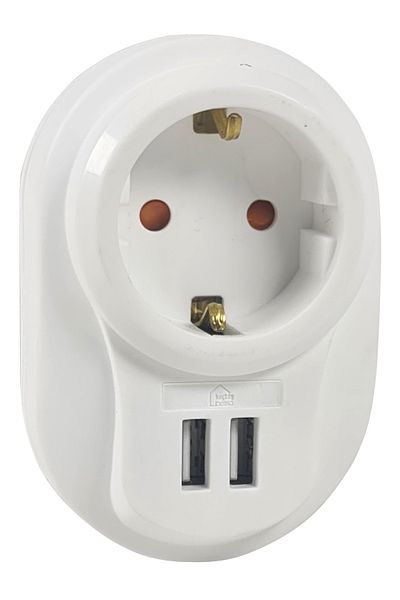 Binbirreyon 16A 3600W حماية من الحمل الزائد مدخل USB آمن للأطفال SC011 - مقبس محمي من التيار
