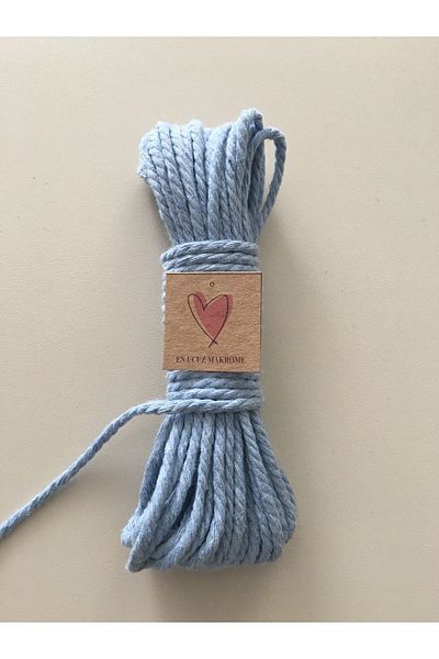 EN UCUZ MAKROME Macrame Thread (10 Meters) 3 Twist Cotton Crawling Thread