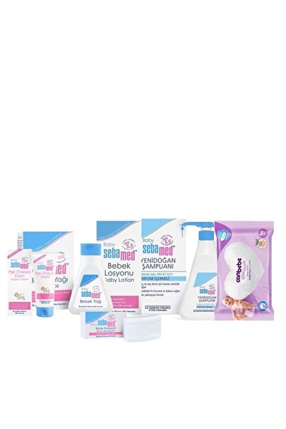 Sebamed Bebe Yenidoğan Şampuan 500ml, Yağ 150 ml, Sabun 100 gr, Losyonu 200 ml , Pişik Krem 50 ml