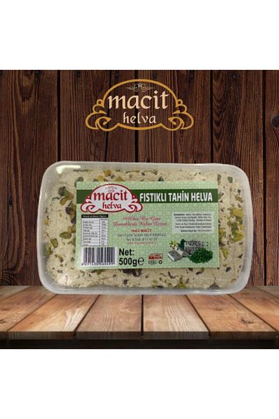 inebolu macit helva 500 Gr Tahini Halva with Pistachios - Package