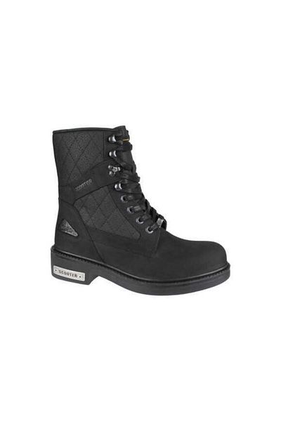Scooter Leather Men's Black Boots M5123CS