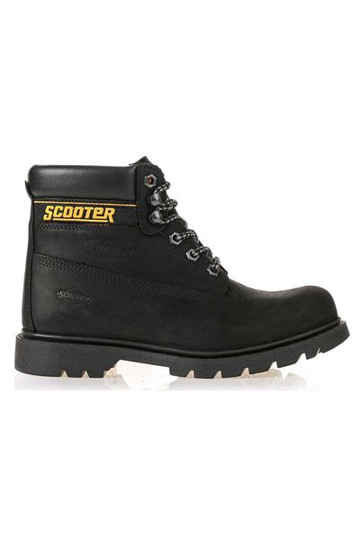 Scooter Waterproof Leather Men's Black Boots M5130NS