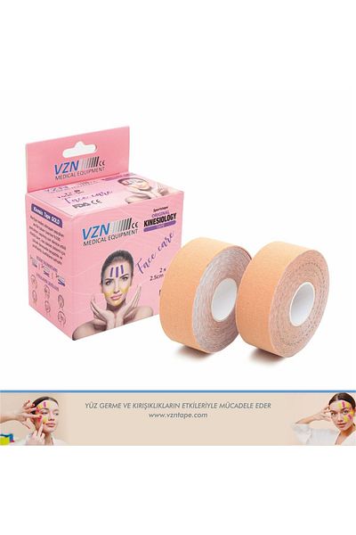 VZN شريط رياضي للوجه من القطن العلاجي