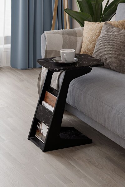 PEKA C Sehpa Metal Ayaklı Koltuk Sehpası Yan Sehpa Zigon Sehpa Servis Sehpası...