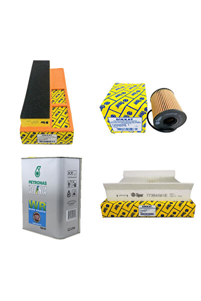 FİLTRE Fiat Linea Fiorino 1.3 Mjt Euro 4 Seti Selenia 5w40 Motor Yağı Uyumlu