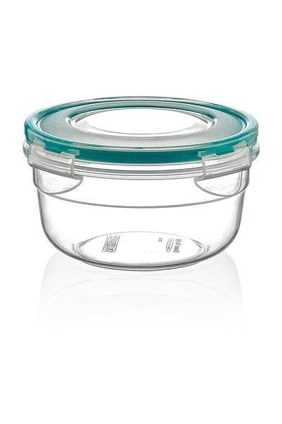 ekalemun FreshBox Storage Container Round Easy Lid Ø13 x 7 cm (0.5 lt)