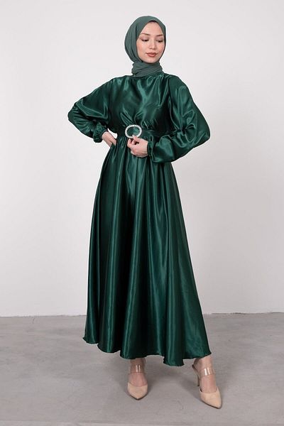 ZÜBİŞ BUTİK Βραδινό φόρεμα Mevlana Satin