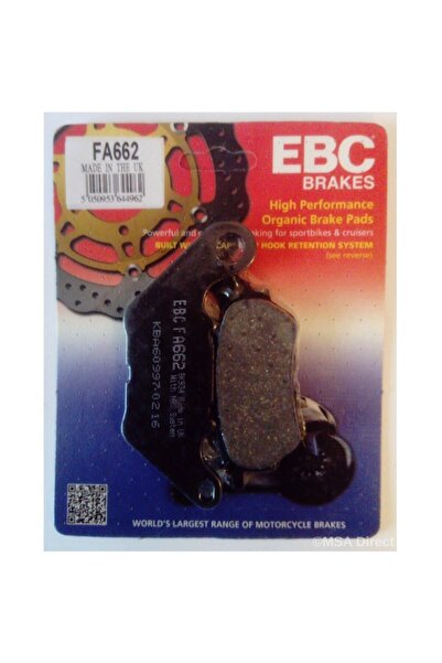 EBC Yamaha Yzf R25 Arka Fren Balatası Fa662 Balata N11.33929 Uyumlu