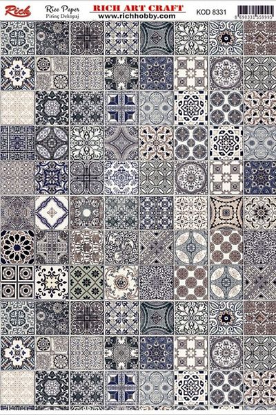 Rich Rice Decoupage Paper Code:8331