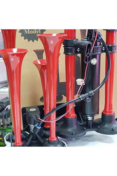 AHMET OTOMOTİV Hido 6 Borulu Yankılı Dadan Korna 24volt