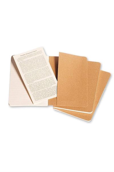 Moleskine Caiet Cahier din 3 piese Kraft Pocket Qp411