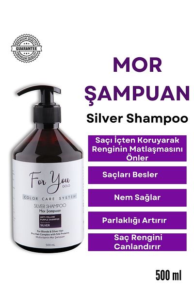 For You Gold Purple Orange Silver Shampoo - Anti-Orange Shampoo