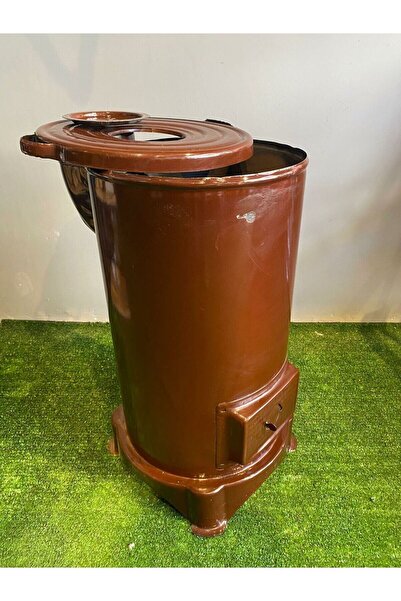 GÖKTÜRKMANGALLARI Yuvarlak Kovalı Soba Önden Havalandırmalı