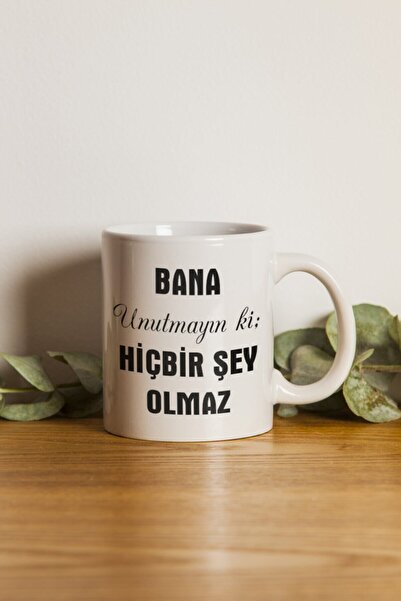 Hediyecim Vuslat Ikra Medya - لا تنس أنه لن يحدث شيء لي - كوب بشعار - يمكن غس...