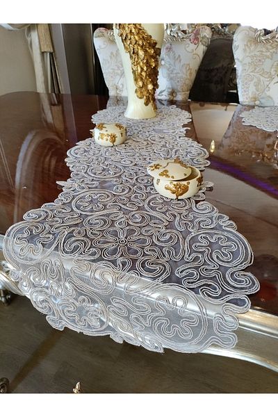 CAMİNHO DA LUA Американски комплект за сервиране с плато и ръкохватка, луксозен комплект за 6 души, цвят бръшлян, зестра, Капичино