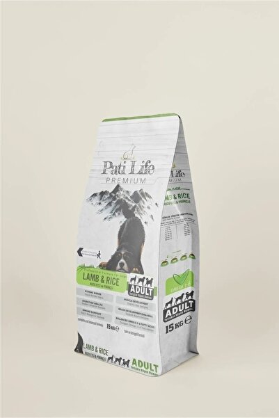 Patilife Pirinçli Kuzu Etli Köpek Kuru Mama 15 Kg