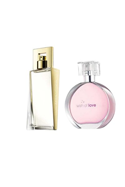 AVON Attraction Edp 50 ml Kadın Parfüm ve Wish Of Love Kadın Parfüm Edt 50 Ml