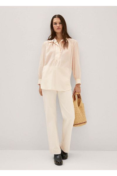 MANGO Woman Φόρεμα πουκάμισο oversize